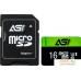 Карта памяти AGI TF138 microSDHC AGI016GU1TF138 16GB (с адаптером). Фото №1