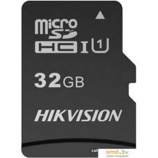 Карта памяти Hikvision microSDHC HS-TF-C1(STD)/32G/Adapter 32GB (с адаптером)