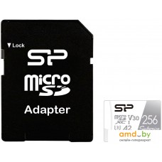 Silicon-Power Superior microSDXC SP256GBSTXDA2V20SP 256GB (с адаптером)