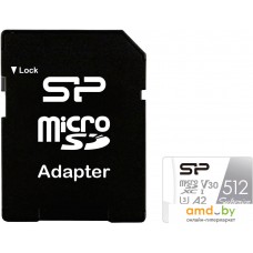 Silicon-Power Superior microSDXC SP512GBSTXDA2V20SP 512GB (с адаптером)