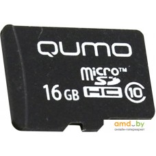 Карта памяти QUMO microSDHC QM16GMICSDHC10NA 16GB