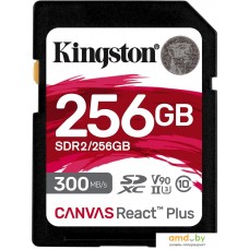 Карта памяти Kingston Canvas React Plus SDXC 256GB