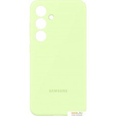 Чехол для телефона Samsung Silicone Case S24+ (лайм)