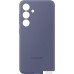Чехол для телефона Samsung Silicone Case S24 (фиолетовый). Фото №1