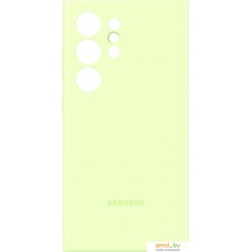 Чехол для телефона Samsung Silicone Case S24 Ultra (лайм)