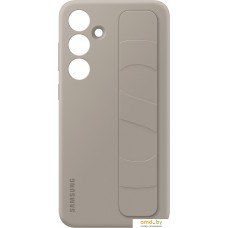 Чехол для телефона Samsung Standing Grip Case S24+ (серо-коричневый)