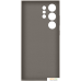 Чехол для телефона Samsung Vegan Leather Case S24 Ultra (серо-коричневый). Фото №5
