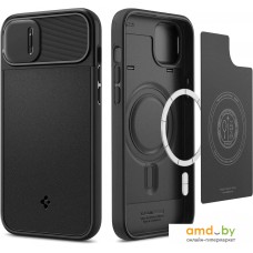 Чехол для телефона Spigen Optik Armor Mag Magsafe iPhone 14 Plus Black ACS04923 (черный)