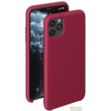 Чехол Deppa Liquid Silicone Case для Apple iPhone 11 Pro Max (бордовый)