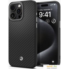 Чехол для телефона Spigen Enzo Aramid для iPhone 15 Pro Max ACS07044 (черный)