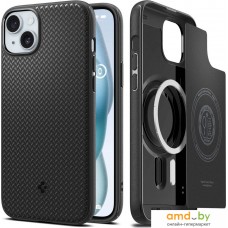 Чехол для телефона Spigen Mag Armor (MagFit) для iPhone 15 ACS06815 (черный)