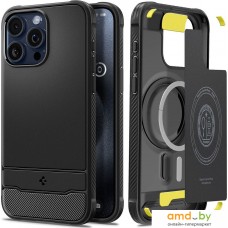 Чехол для телефона Spigen Rugged Armor (MagFit) для iPhone 15 Pro Max ACS06561 (черный)