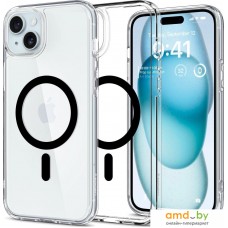 Чехол для телефона Spigen Ultra Hybrid (MagFit) для iPhone 15 ACS06803 (черный)