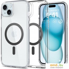 Чехол для телефона Spigen Ultra Hybrid (MagFit) для iPhone 15 ACS06805 (черный)