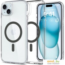 Чехол для телефона Spigen Ultra Hybrid (MagFit) для iPhone 15 ACS06804 (серый)