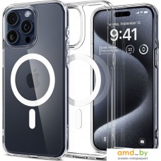 Чехол для телефона Spigen Ultra Hybrid (MagFit) для iPhone 15 Pro ACS06715 (белый)