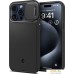 Чехол для телефона Spigen Optik Armor (MagFit) для iPhone 15 Pro Max ACS06599 (черный). Фото №2