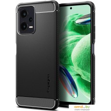 Чехол для телефона Spigen Rugged Armor для Xiaomi Redmi Note 12 5G/POCO X5 5G ACS05787 (черный)