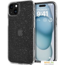 Чехол для телефона Spigen Liquid Crystal Glitter для iPhone 15 ACS06788 (затемненный/прозрачный)