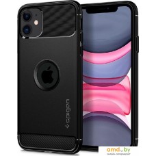 Чехол для телефона Spigen Rugged Armor для iPhone 11 076CS27183 (черный)