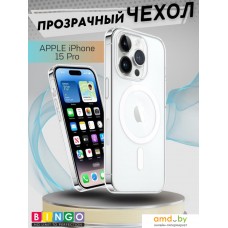 Чехол для телефона Bingo Clear Magnetic для APPLE iPhone 15 Pro (прозрачный)