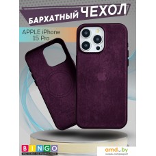 Bingo Woven Magnetic для APPLE iPhone 15 Pro (бордовый)