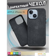 Чехол для телефона Bingo Woven Magnetic для APPLE iPhone 15 (черный)