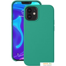 Чехол Deppa Liquid Silicone Case для Apple iPhone 12 mini (зеленый)