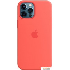 Чехол для телефона Apple MagSafe Silicone Case для iPhone 12 Pro Max (розовый цитрус)