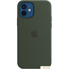 Чехол Apple MagSafe Silicone Case для iPhone 12/12 Pro (кипрский зеленый)