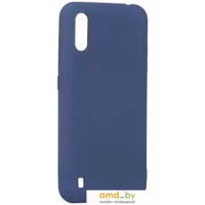 Чехол для телефона Case Matte для Samsung Galaxy M01 (синий)