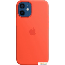 Чехол для телефона Apple MagSafe Silicone Case для iPhone 12 mini (cолнечный апельсин)