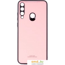 Чехол для телефона Case Glassy для Huawei Y6p (розовый)