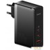 Сетевое зарядное Baseus GaN5 Pro Fast Charger 2C+U 140W EU (черный). Фото №1