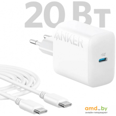 Сетевое зарядное Anker 312 20W USB-C Wall Charger + C