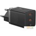 Сетевое зарядное Baseus GaN5 Pro Fast Charger C+C 40W CCGP180101 (черный). Фото №2