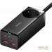 Сетевое зарядное Baseus GaN3 Pro Desktop Powerstrip AC+2U+2C 100W PSZM000401. Фото №1