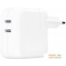 Сетевое зарядное Apple 35W Dual USB-C Port Power Adapter MW2K3ZM/A. Фото №1