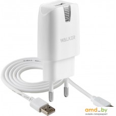 Сетевое зарядное Walker WH-21 USB Type-C (белый)