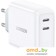 Сетевое зарядное Ugreen CD199 70264 (белый)