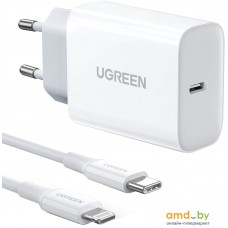 Сетевое зарядное Ugreen CD137 50698 (белый)