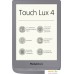 Электронная книга PocketBook Touch Lux 4 (серебристый). Фото №1