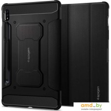 Чехол для планшета Spigen Rugged Armor Pro для Galaxy Tab S8/Tab S7 (черный)