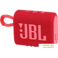 Беспроводная колонка JBL Go 3 (красный)