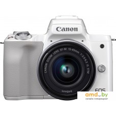 Беззеркальный фотоаппарат Canon EOS M50 Kit 15-45mm (белый)