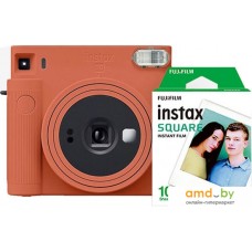 Фотоаппарат Fujifilm Instax Square SQ1 + пленка 10 кадров (оранжевый)