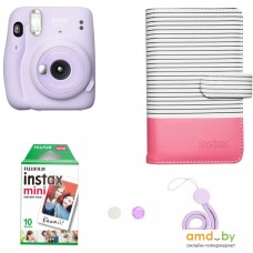 Фотоаппарат Fujifilm Instax Mini 11 Geometric Set (фиолетовый)