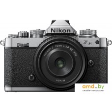 Беззеркальный фотоаппарат Nikon Z fc Kit 28mm (черный/серебристый)