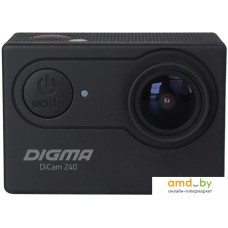 Экшен-камера Digma DiCam 240 (черный)