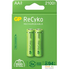 Аккумулятор GP ReCyko AA 2100mAh 2 шт.